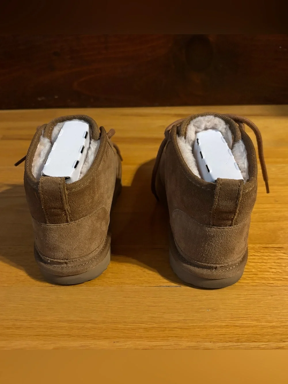 UGG Chestnut Suede Lace-Up Chukka Boots